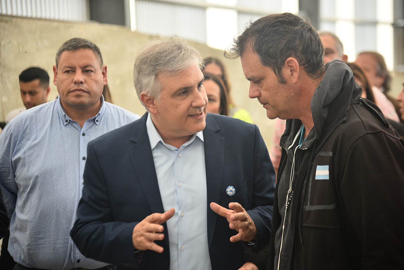 Inauguran la ampliación de la planta de separación en el enterramiento de Piedra Blanca con la presencia de Martin Llaryora. Foto Pedro Castillo