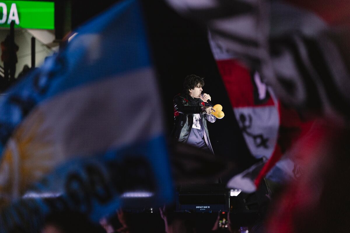 Los Piojos en River. (Gentileza de DF Entertainment e @irishsuarez)