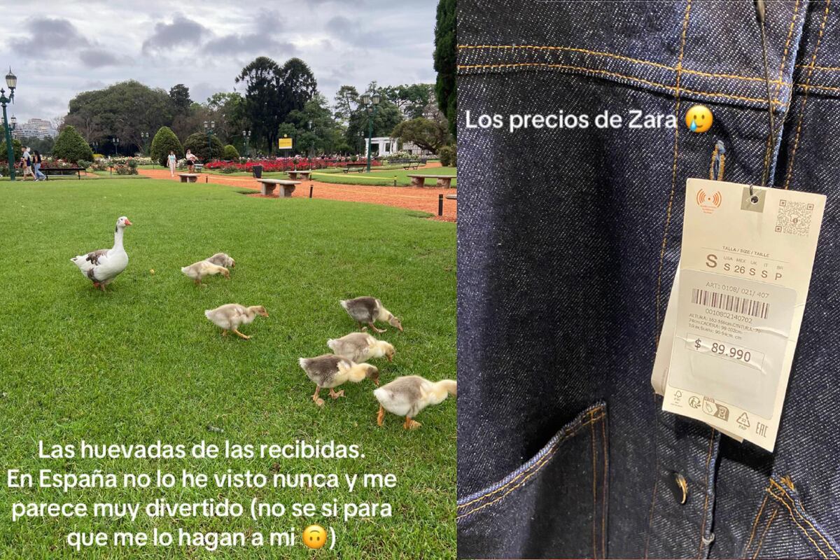 Algunos de las cosas que la sorprendieron.