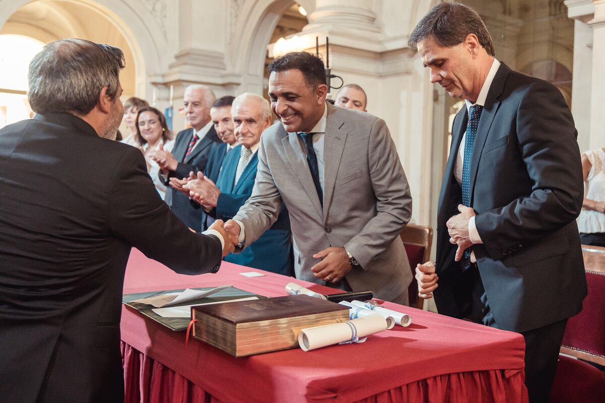 Juan Manuel Delgado, fiscal General de la Provincia, en una ceremonia. (Oficina de Comunicación del Poder Judicial)