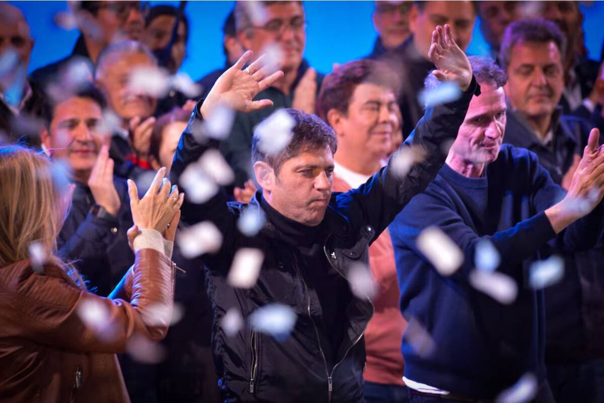 Kicillof tras ganar las elecciones de medio término en Buenos Aires. (Gentileza)