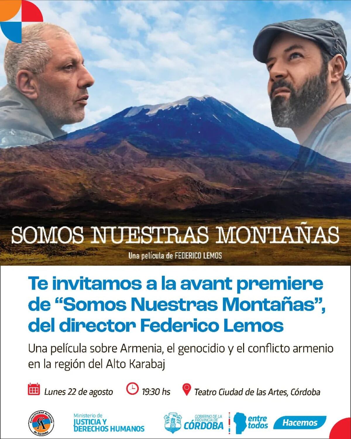 "Somos nuestras montañas" se proyecta el 22 de agosto.