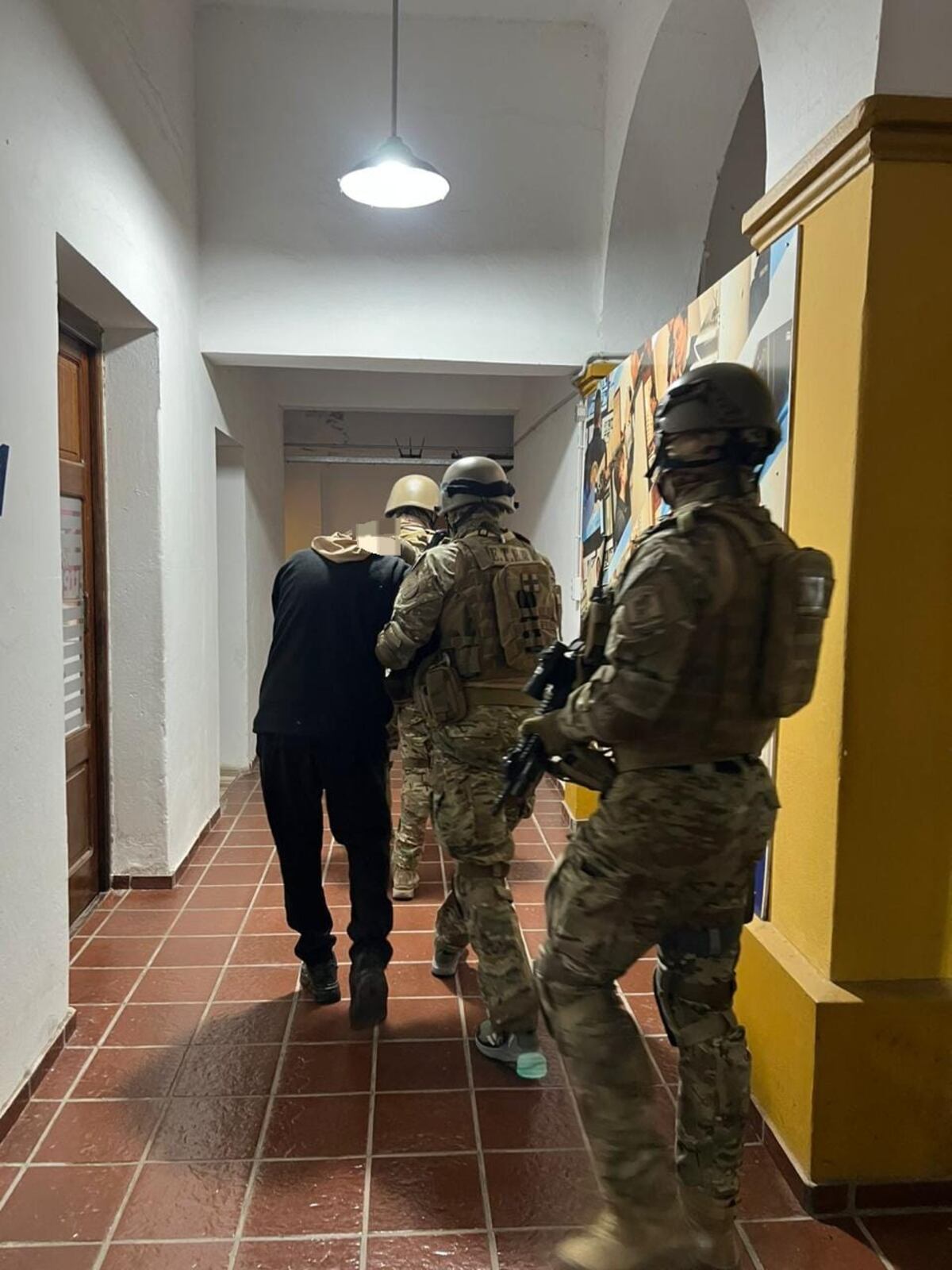 Uno de los tres detenidos. (Policía)