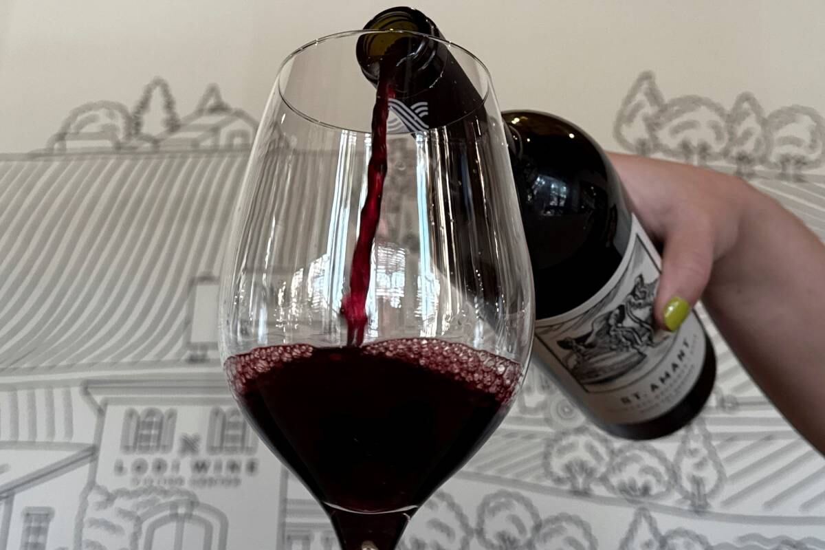 Una copa de vino estadounidense. (AP)
