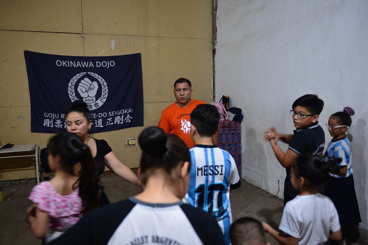 Villa El Libertador. Academia de danza "La forestal" dirigida por José Rodríguez (Javier Ferreyra/La Voz).