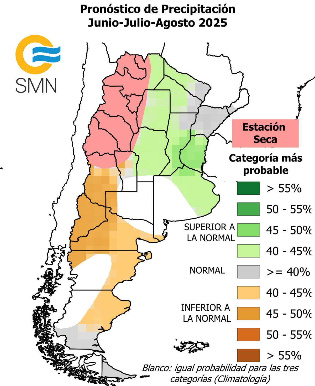 Los que se espera para el invierno en Argentina.