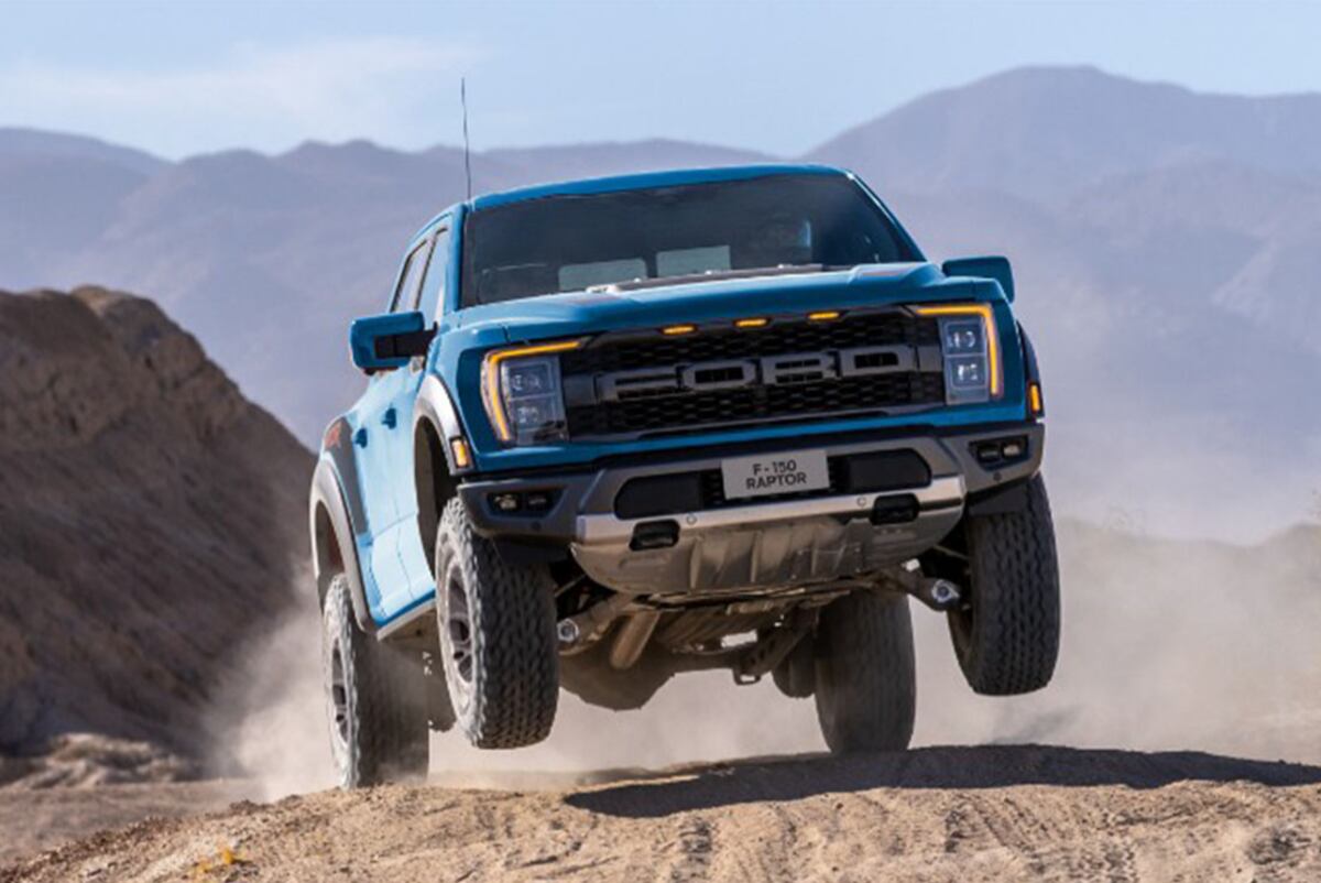 La deportiva y robusta Nueva F-150 Raptor, off-road. (Foto: Media Ford)