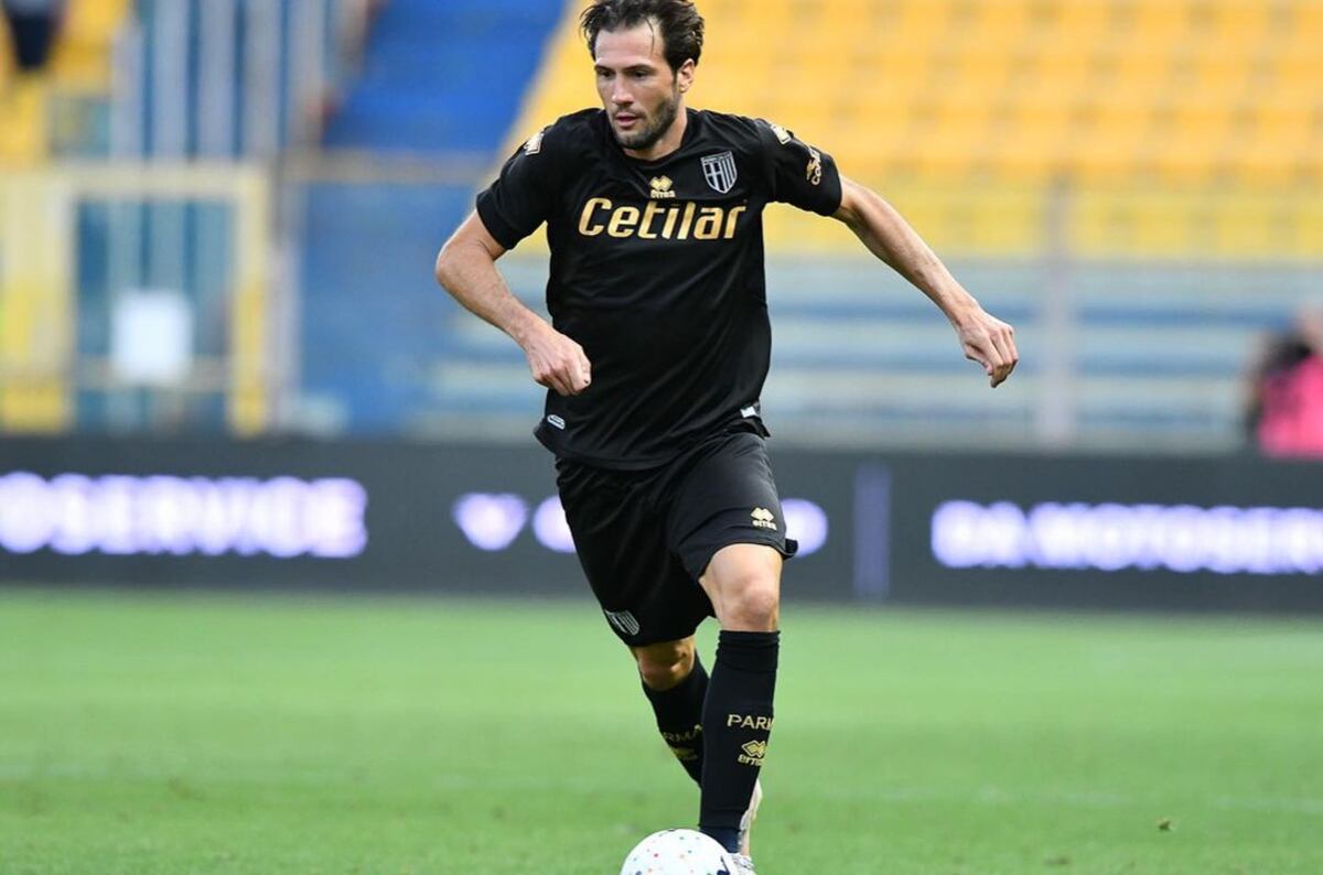 Vázquez durante su etapa en el Parma (Instagram Franco Vázquez).