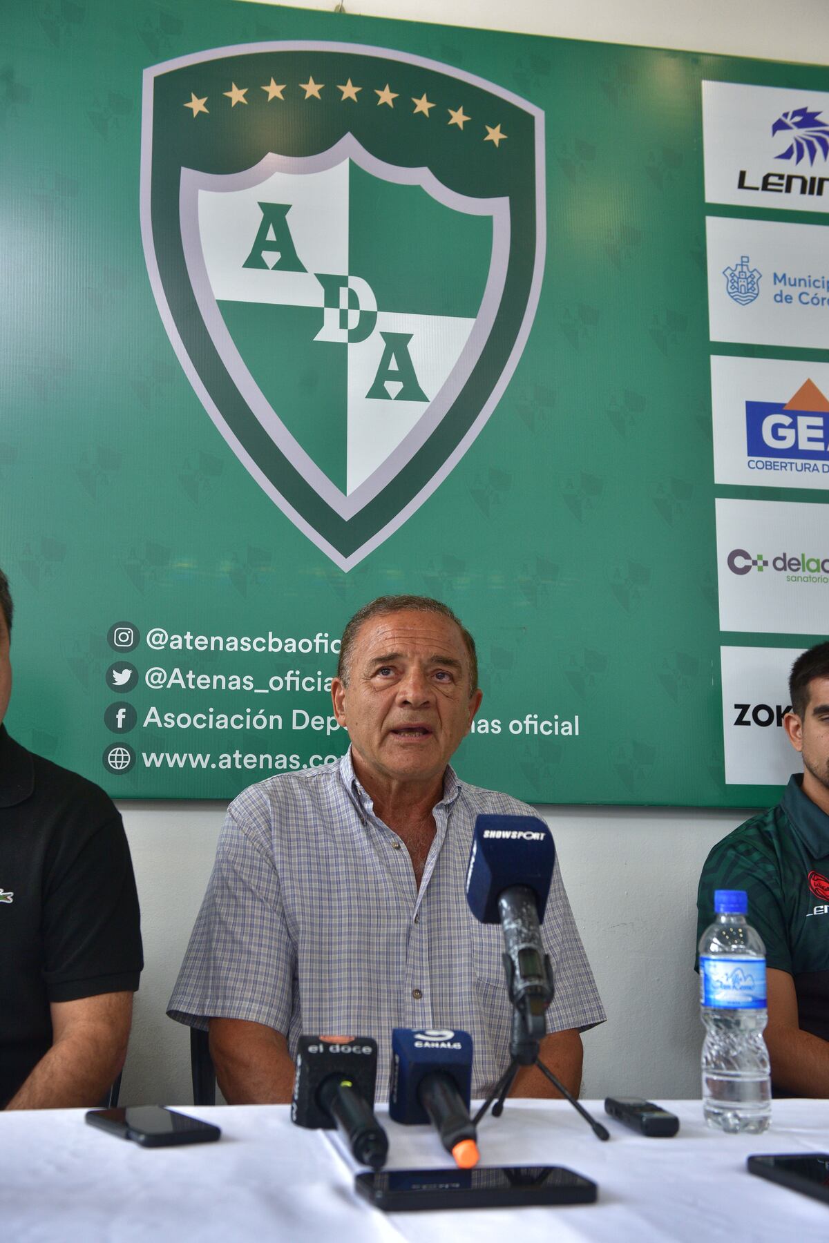 Felipe Lábaque dijo que si Atenas desciende, seguirá en el club, mientras que si logra la permanencia, analiza tomar una licencia en el cargo. (Ramiro Pereyra / La Voz)