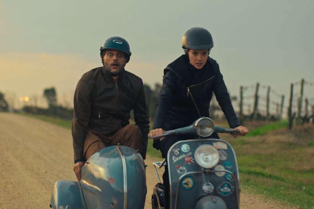 En el rodaje de esta película, en la segunda mitad de 2022, se generaron falsos rumores de una relación entre ambas figuras. (Prensa Star+).
