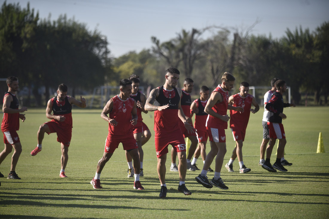 La Gloria en medio de uno de sus entrenamientos de esta semana. (Ramiro Pereyra / La Voz )