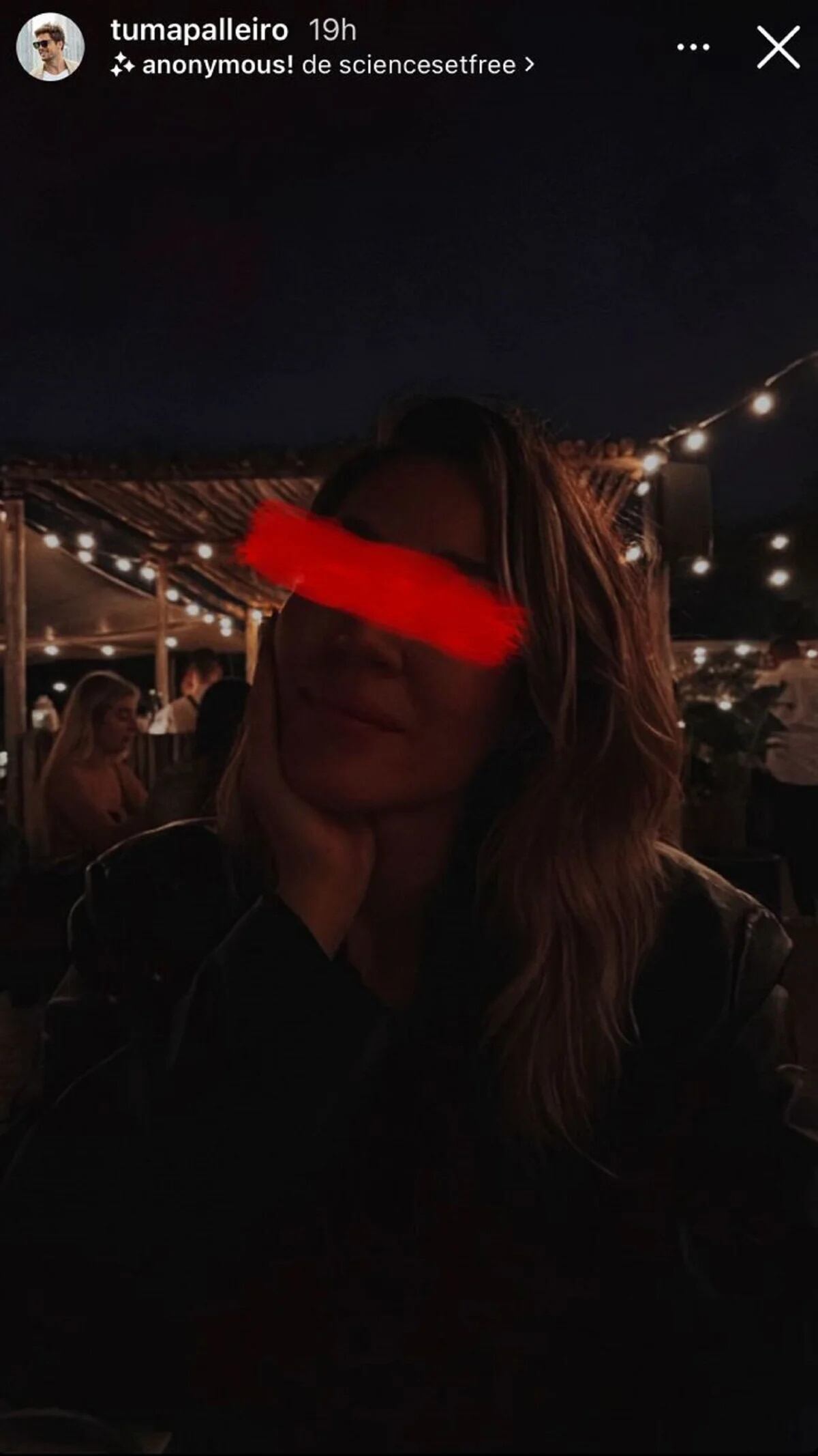 La foto de Jimena que Matías publicó en su cuenta.