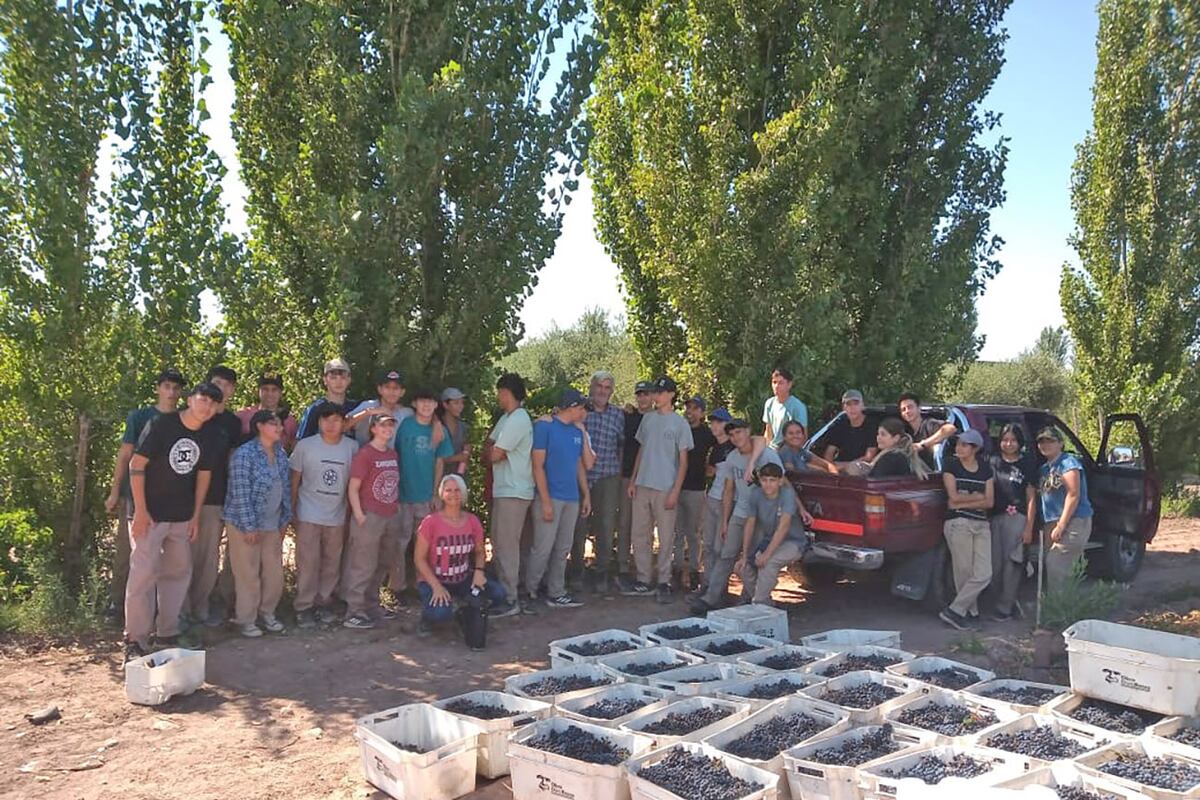 Alumnos. (Foto gentileza Bodega Don Bosco)