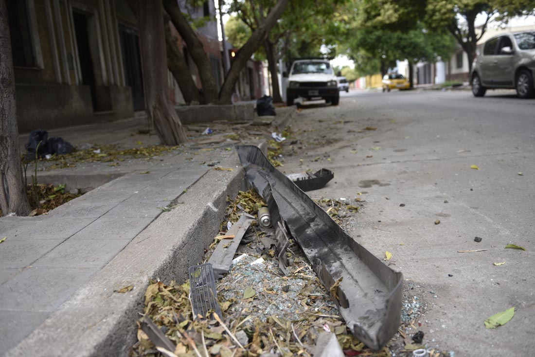 Tragedia en barrio General Bustos. (Ramiro Pereyra / La Voz)