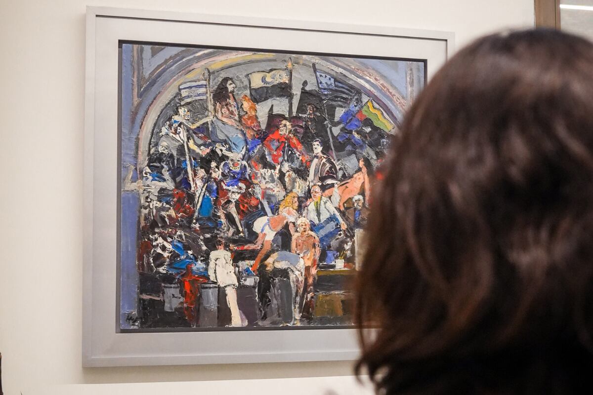 La muestra de arte se encuentra en la sede de Córdoba en la calle Av. Hipólito Yrigoyen 134 PB y Obispo Trejo. (Foto: Pilay)