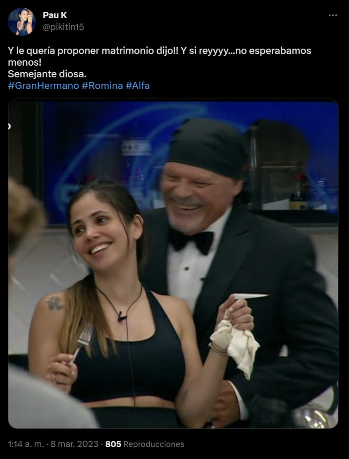 "Gran Hermano": las reacciones de la casa tras el ingreso de "Alfa" (Captura de pantalla)