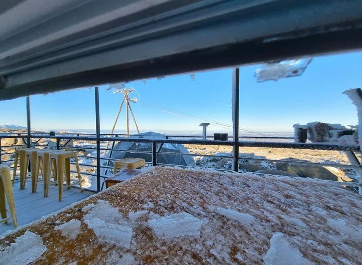 Córdoba. Nevada en Altas Cumbres. (Parador Giulio Cesare)