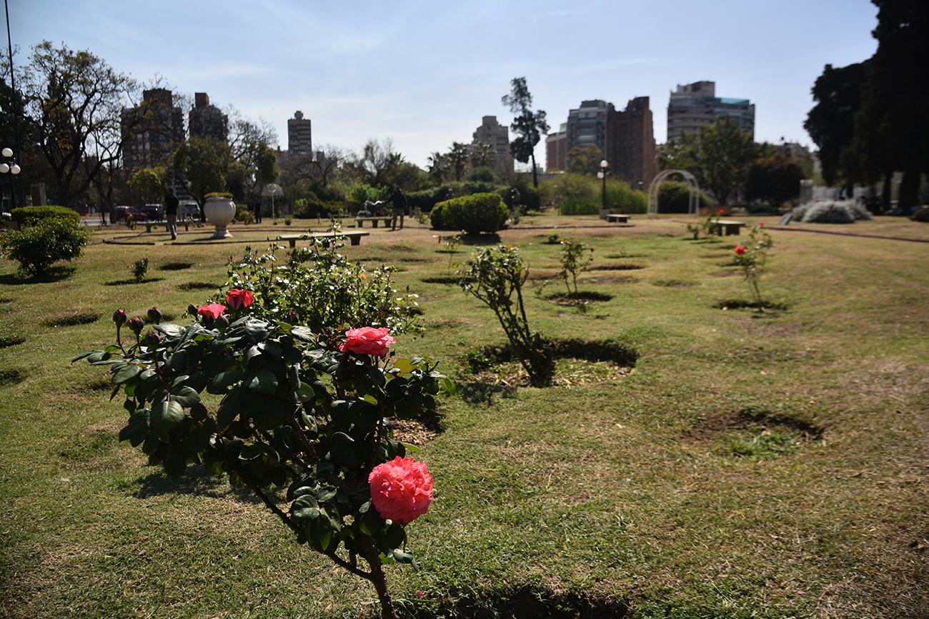 Recorrido por el Rosedal del Parque Sarmiento previo a su reapertura.
(Pedro Castillo / La Voz)