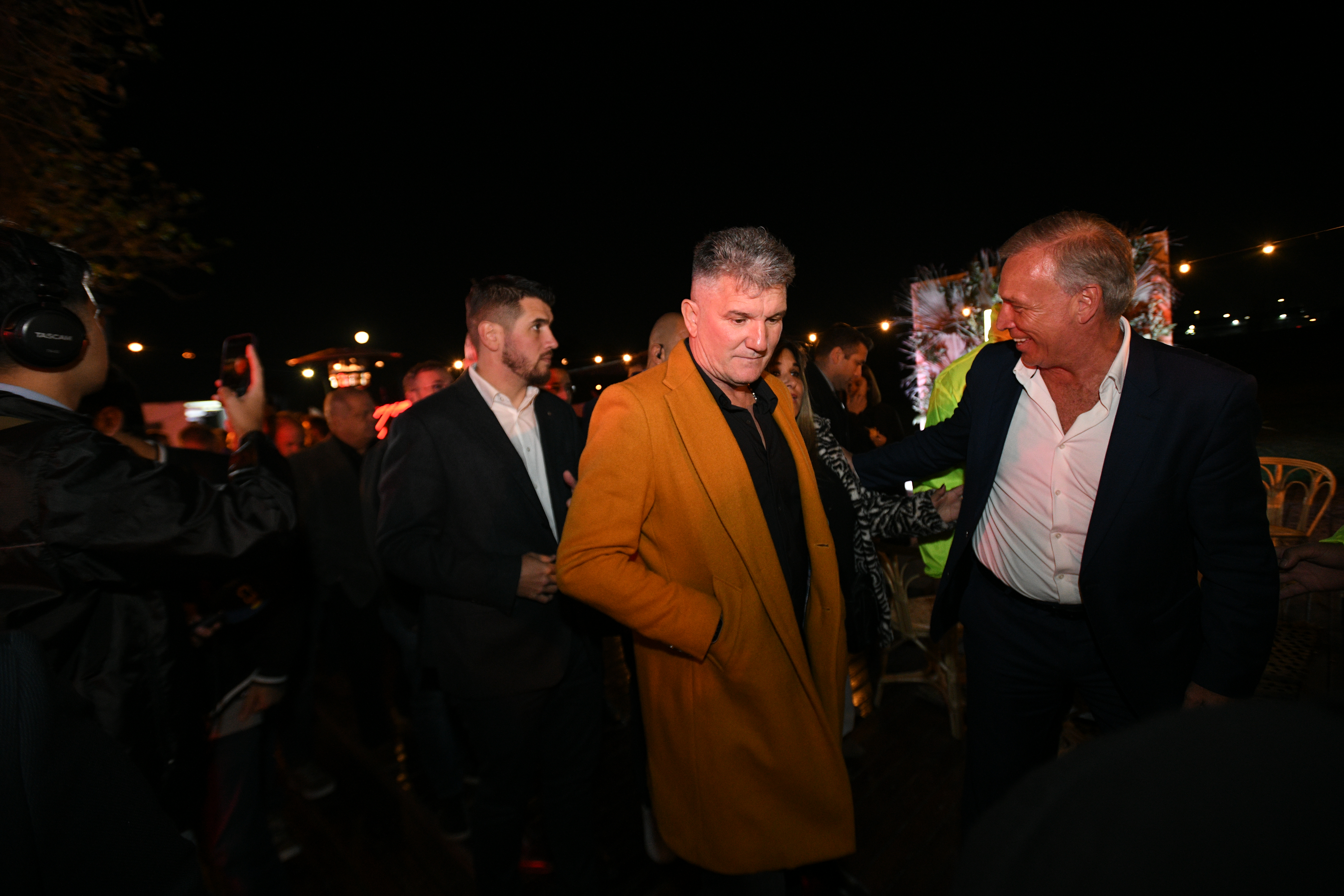 Inauguración de la Ciudad Deportiva de Instituto en el predio de La Agustina con la presencia de Chiqui Tapia, Martín Llaryora, Daniel Passerini y los presidentes de los clubes de Córdoba. Foto Javier Ferreyra
