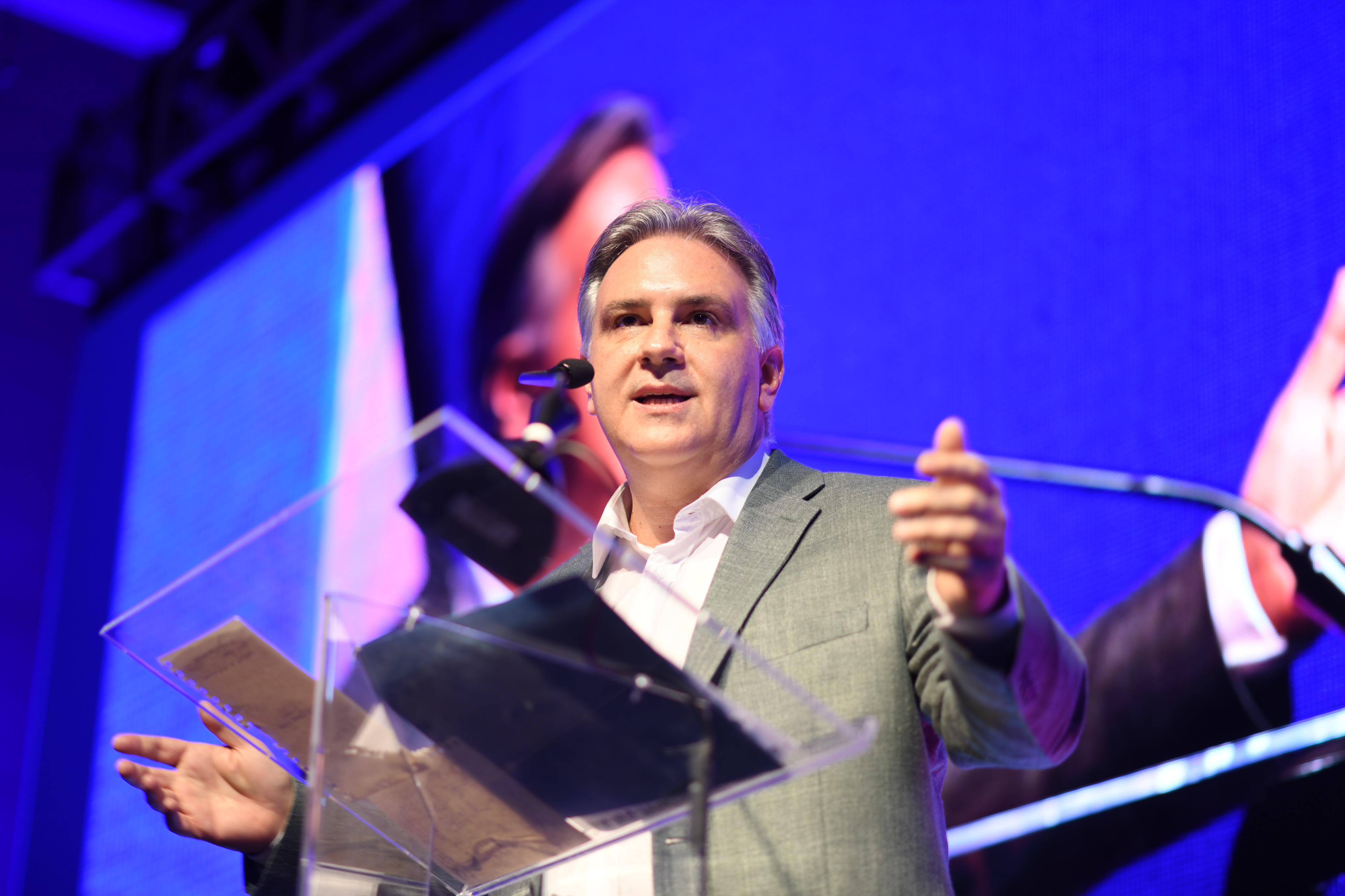 PRESENCIA. En Córdoba VC Summit, Llaryora anunció un fondo $10 mil millones para emprendimientos innovadores. (Gentileza Agencia Córdoba, Innovar y Emprender)