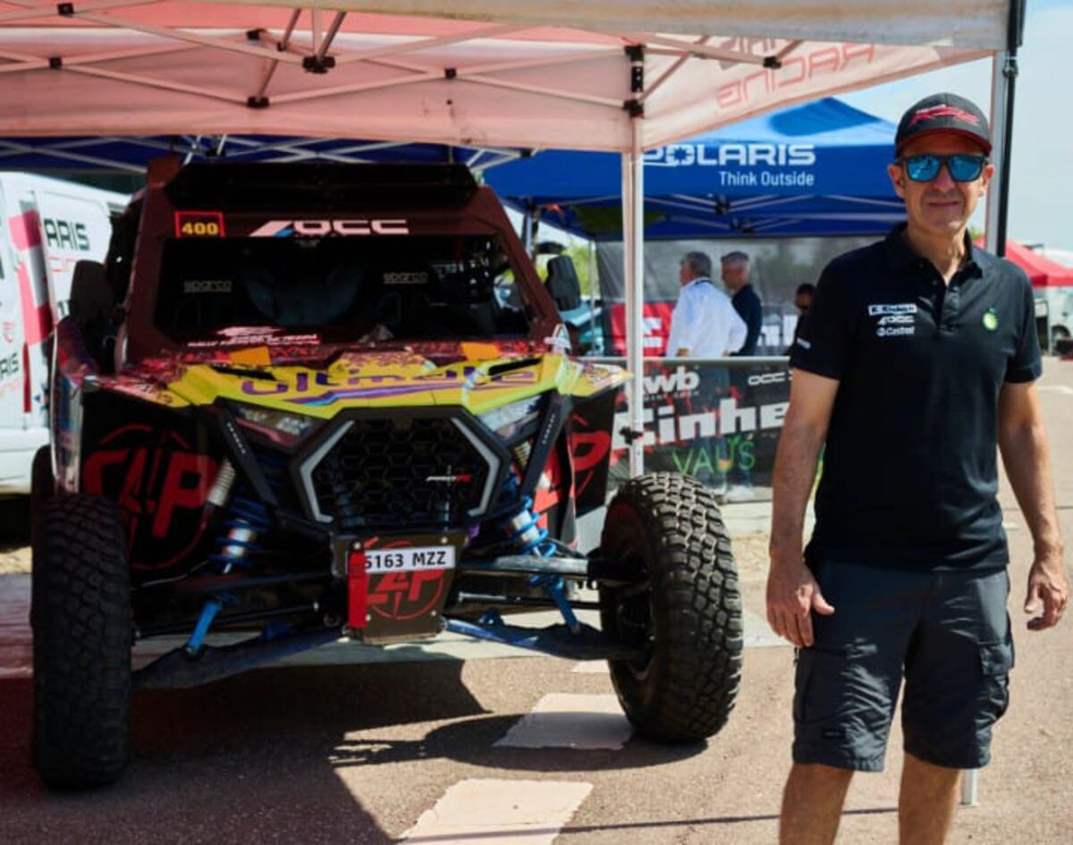 Federico Mogni, listo con su Polaris para el Rally de Cuenca 2025. (Gentileza).