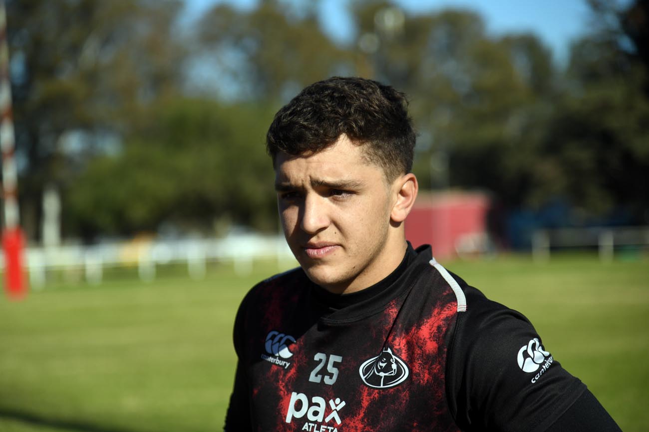 Agustín "Tutín" Moyano, primera convocatoria a Los Pumas. (Ramiro Pereyra / La Voz)