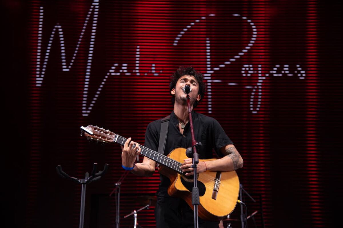 Mati Rojas presentó canciones de su álbum debut en Jesús María 2026. (La Voz/Foto: Lola Saldívar)