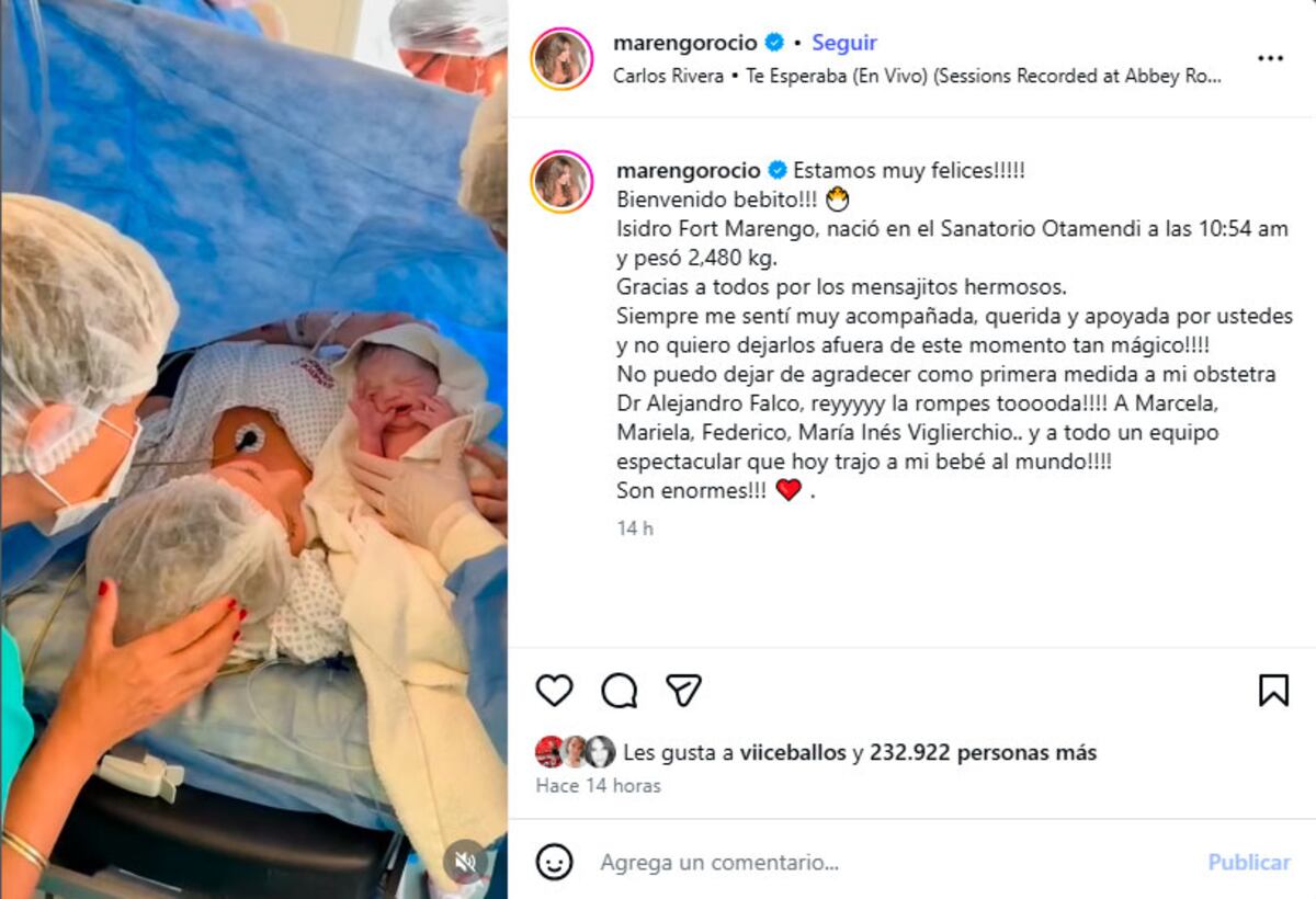 Rocío Marengo. Foto: captura pantalla.
