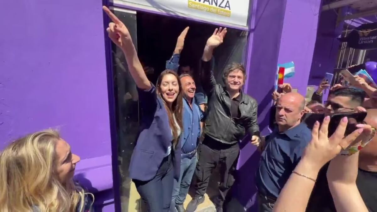 Milei encabezó actos en Santiago del Estero y Tucumán en el último fin de semana de campaña (Gentileza)