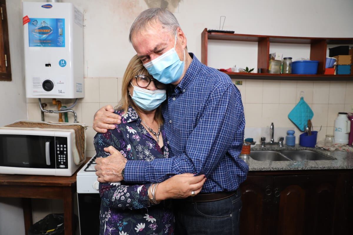 Hubo decenas de muestras de felicidad en Salsacate por la llegada del gas natural. (Foto: Prensa Gobierno)
