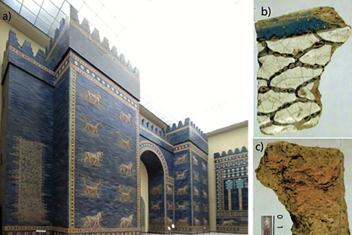 La puerta de Ishtar, los secretos de la monumental entrada a babilonia. (Plos One)