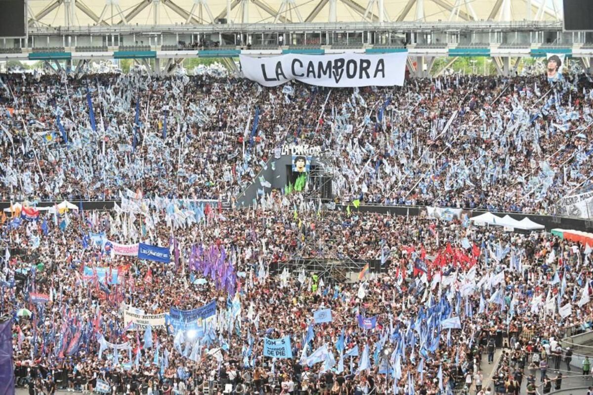 El Estadio Único de la Plata, antes de la llegada de Cristina Kirchner.