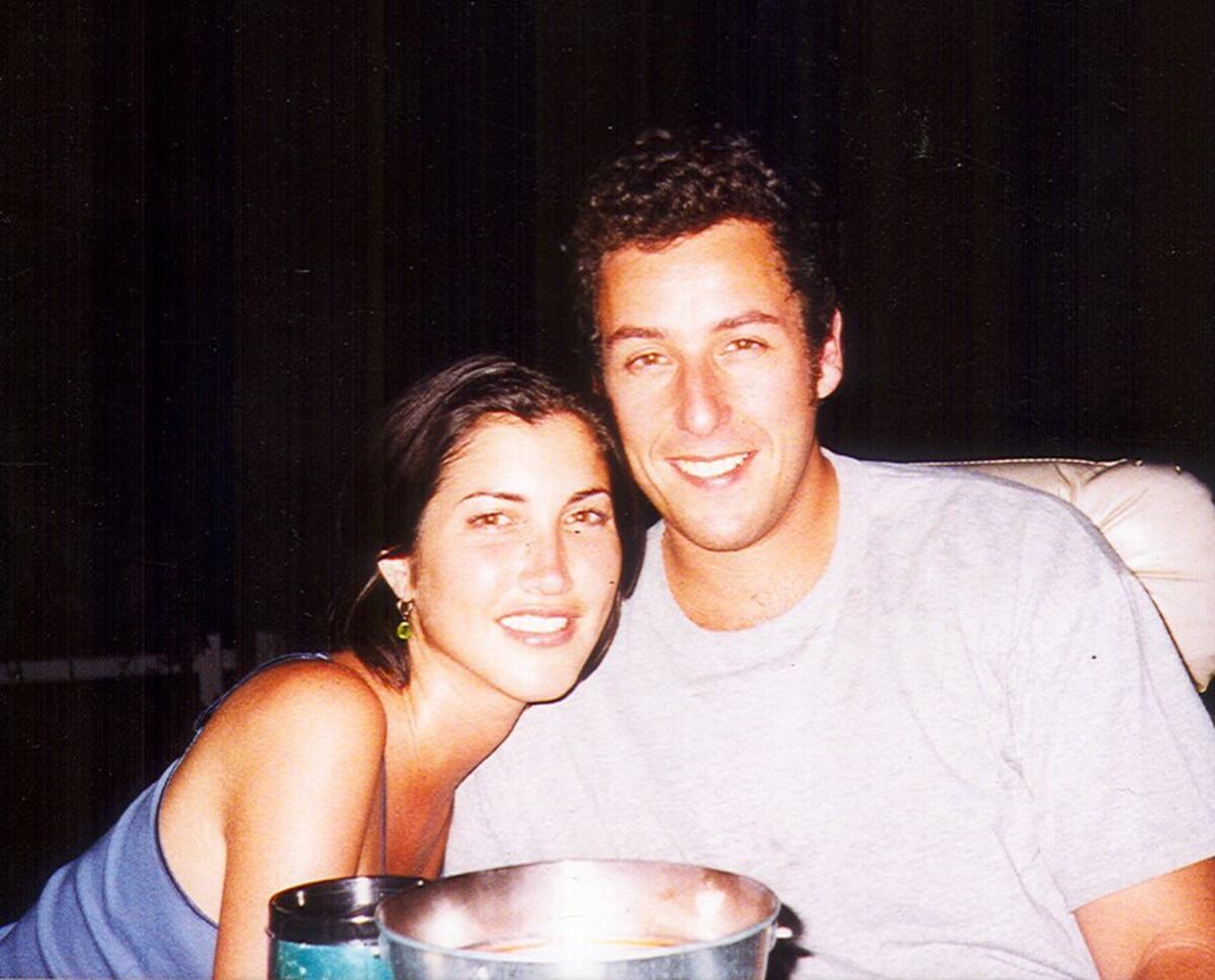 Adam Sandler y su esposa Jaqueline Titone. (Foto de Instagram @adamsandler)