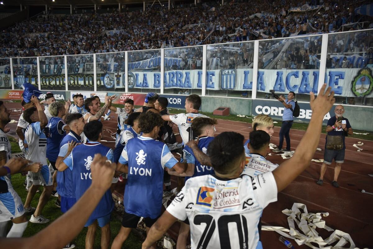Racing realizó una muy buena pretemporada. El gran hito: el triunfo ante Instituto en el clásico en el Kempes. (Facundo Luque / La Voz)