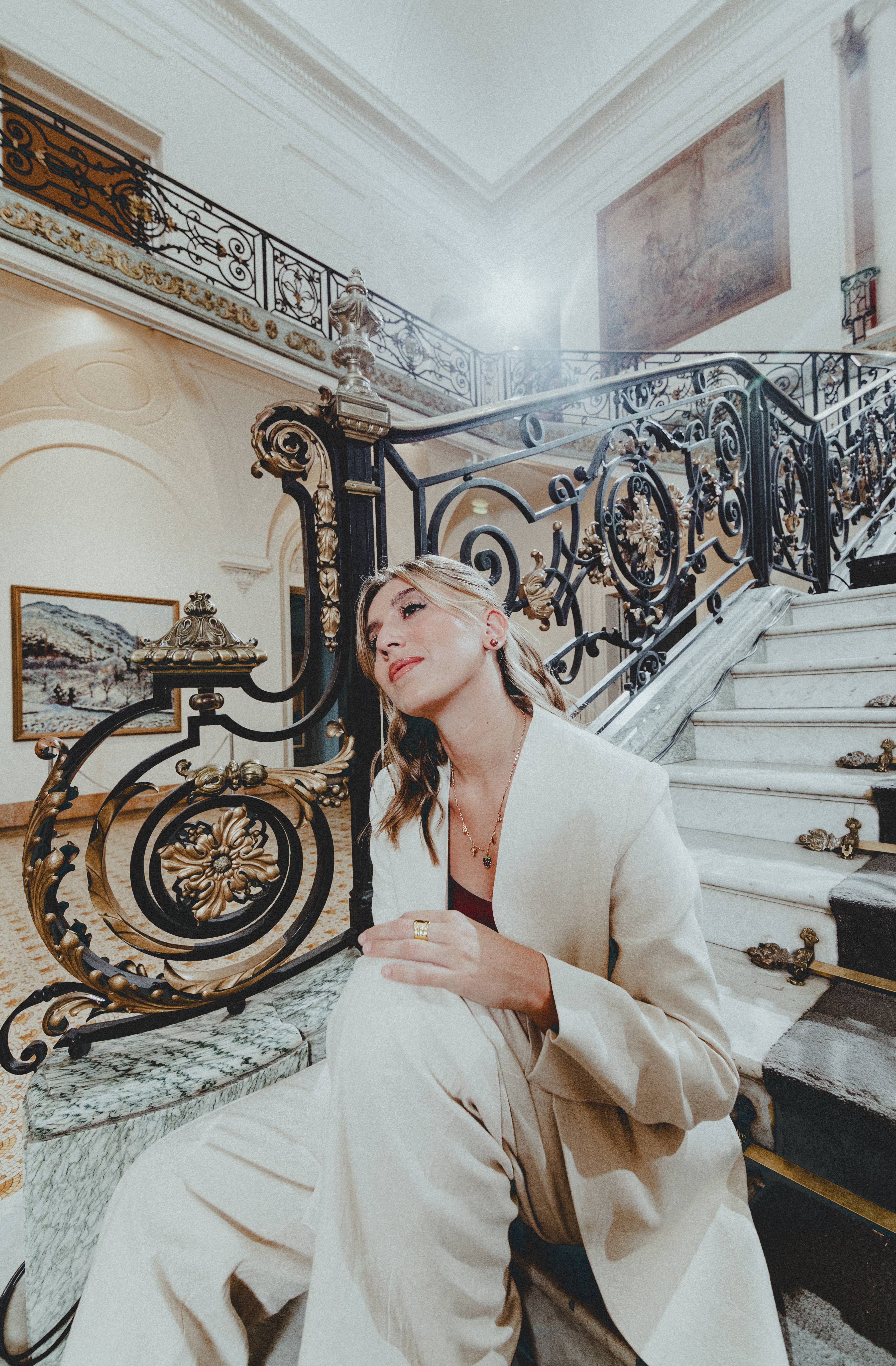 Paz Carrara, en la live session que grabó en el Palacio Ferreyra. (Prensa Paz Carrara)