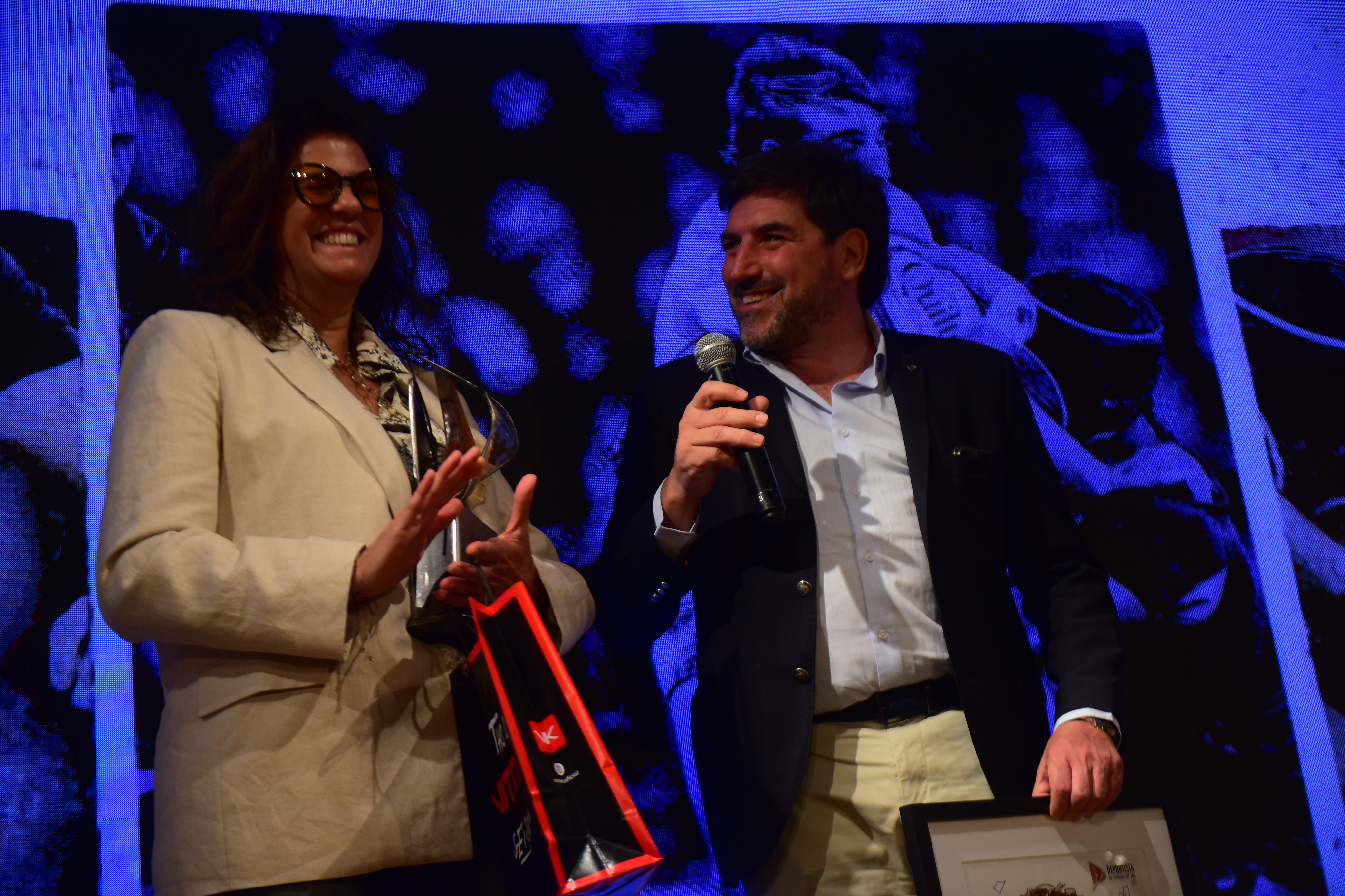 Entrega de los Premios Estímulo a los deportistas destacados del año en el Auditorio de La Voz (Foto Javier Ferreyra)