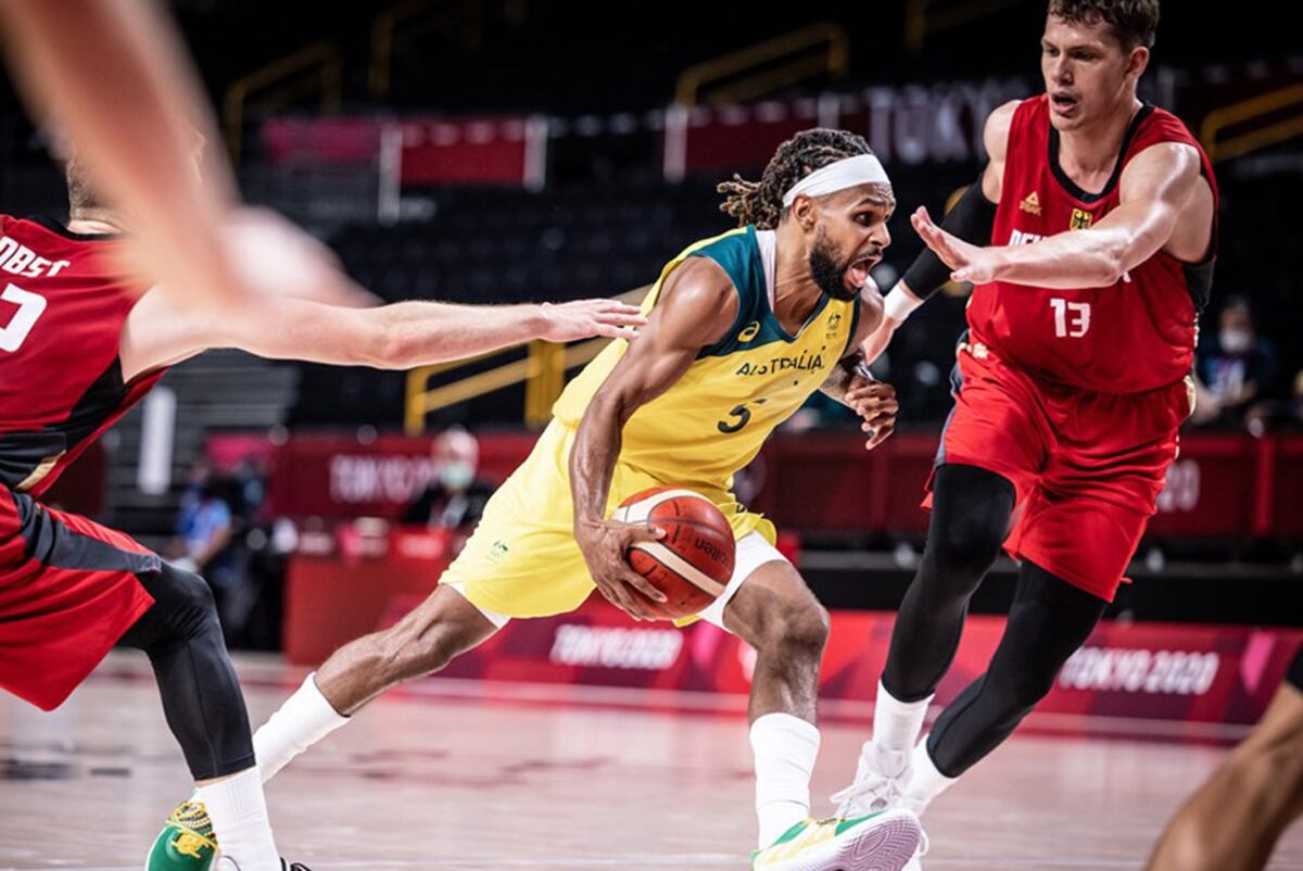 Patty Mills, el base NBA de San Antonio Spurs, es la figura de Australia, el próximo rival de Argentina en los Juegos Olímpicos. (Fiba)