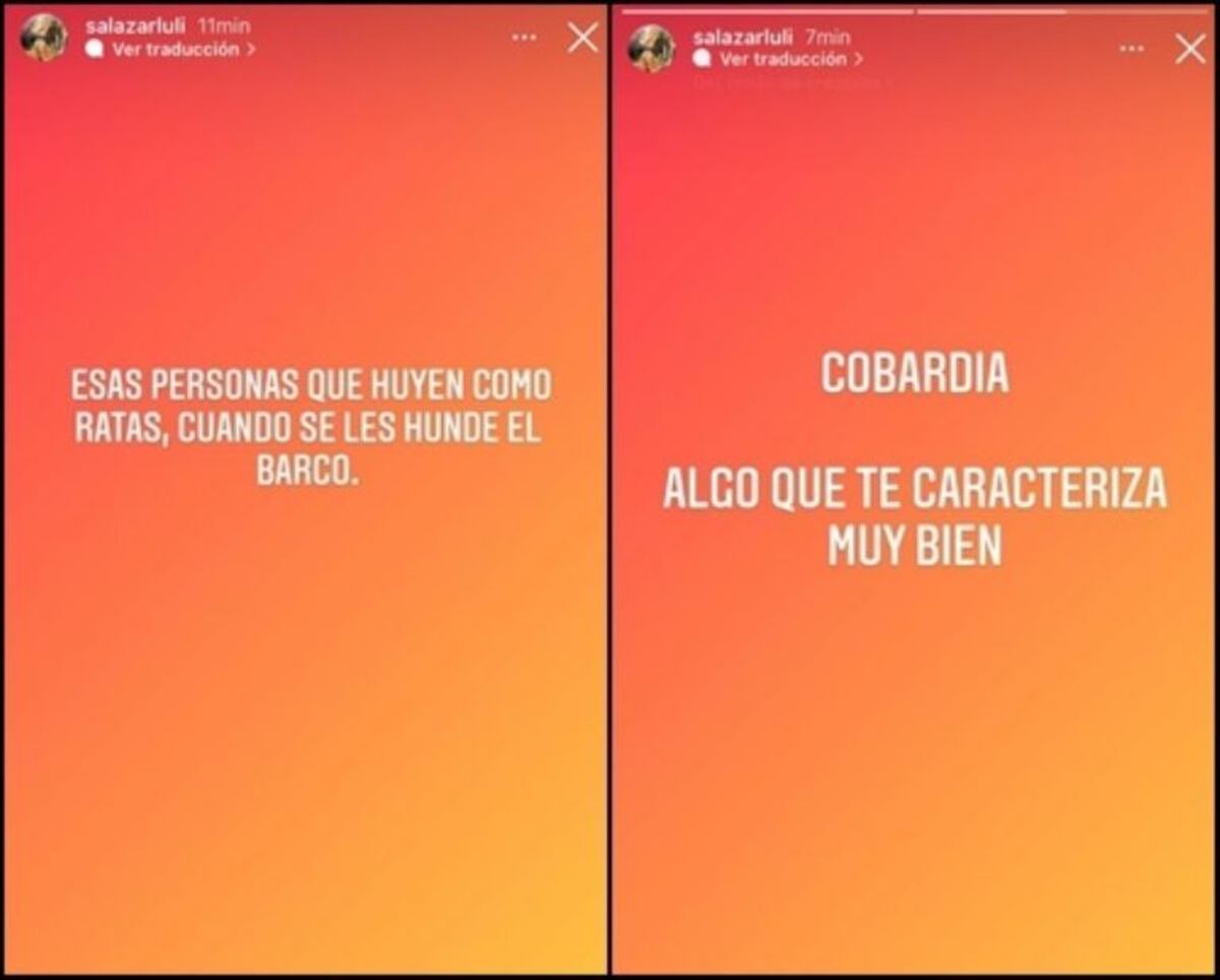 Las historias de Luciana Salazar que parecen estar dirigidas a Martín Redrado.