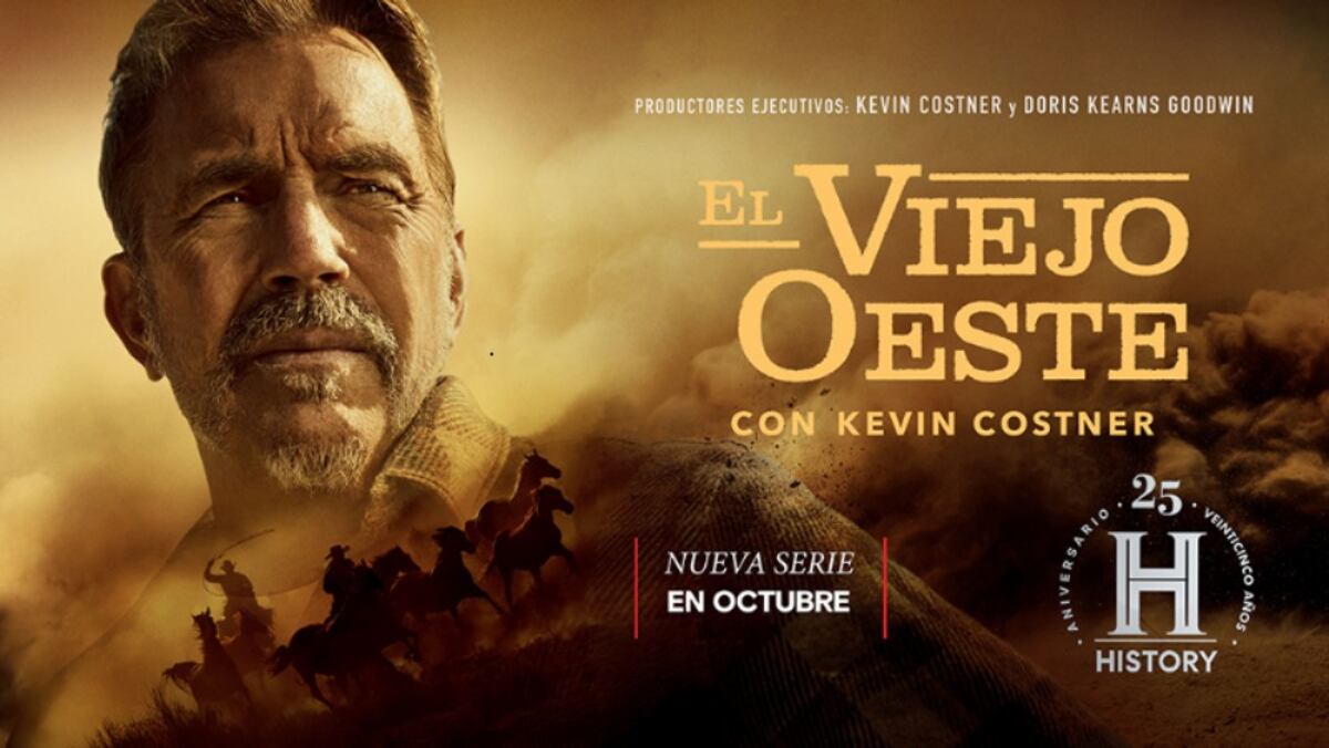 El Viejo Oeste con Kevin Costner. Foto: History.