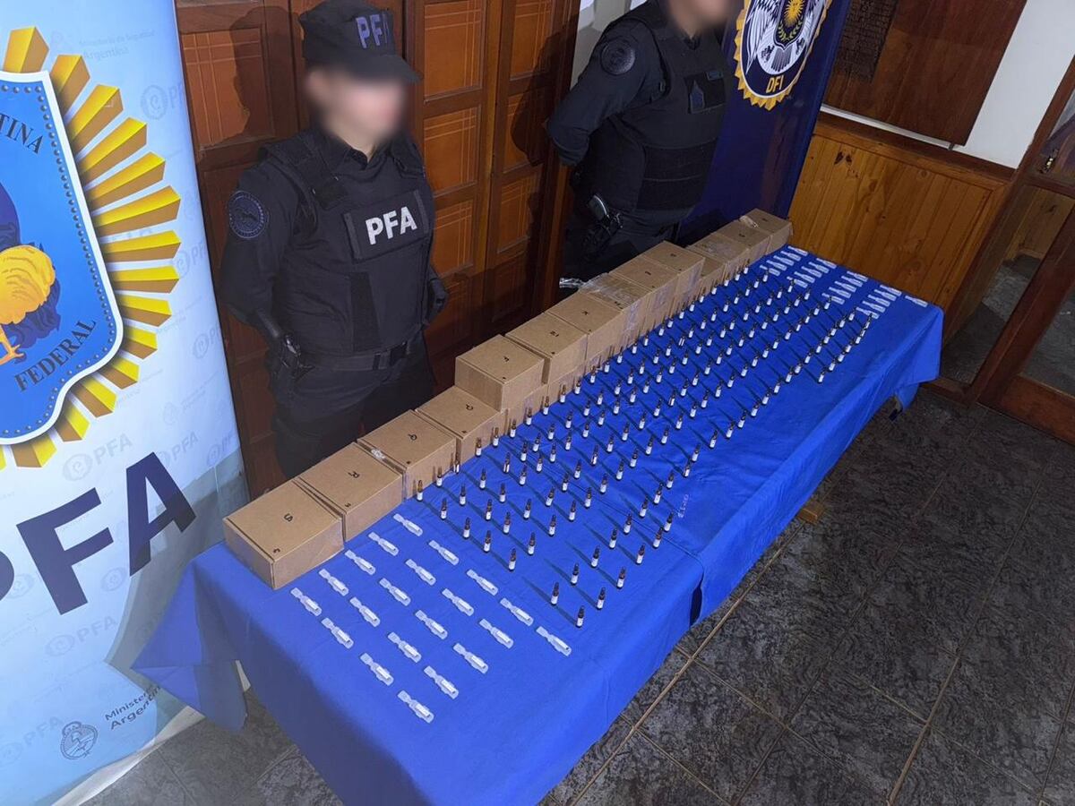 La droga secuestrada. (PFA)