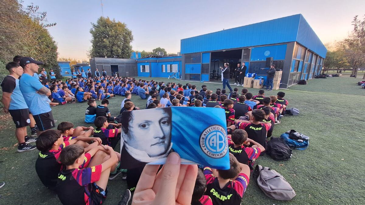 Capitanía, la actividad que organiza Belgrano todos los años para las divisiones inferiores del club. (La Voz)