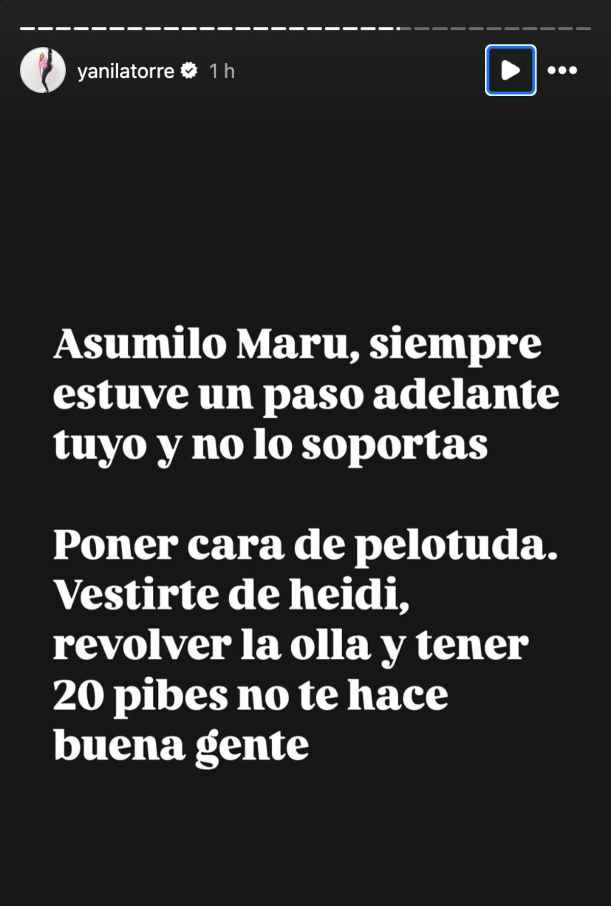 Foto: captura pantalla Instagram.