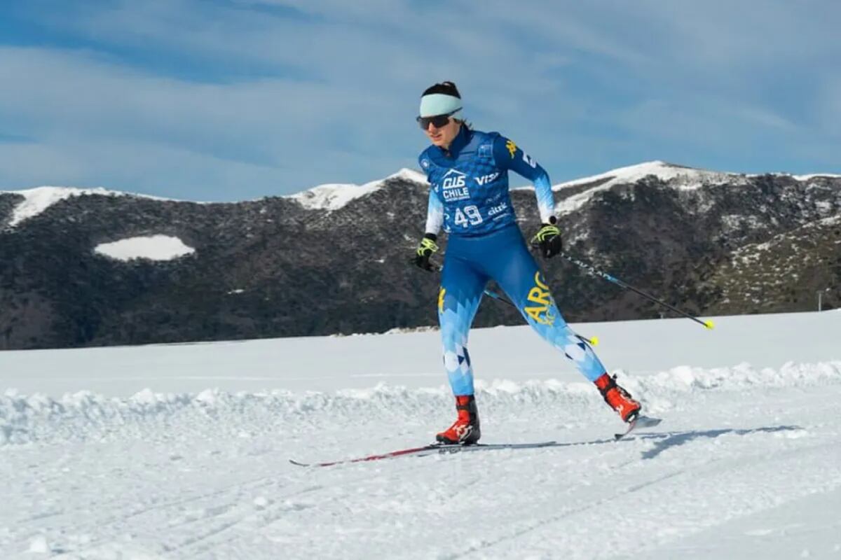 Nahiara Díaz, una de las argentinas que competirá en esquí de fondo en los Juegos Olímpicos de Invierno 2026. (Gentileza)