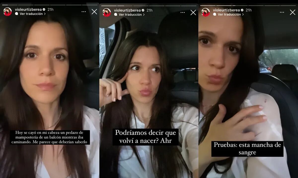 /las historias en las que Violeta cuenta lo que le sucedió. (Foto: captura de pantalla)