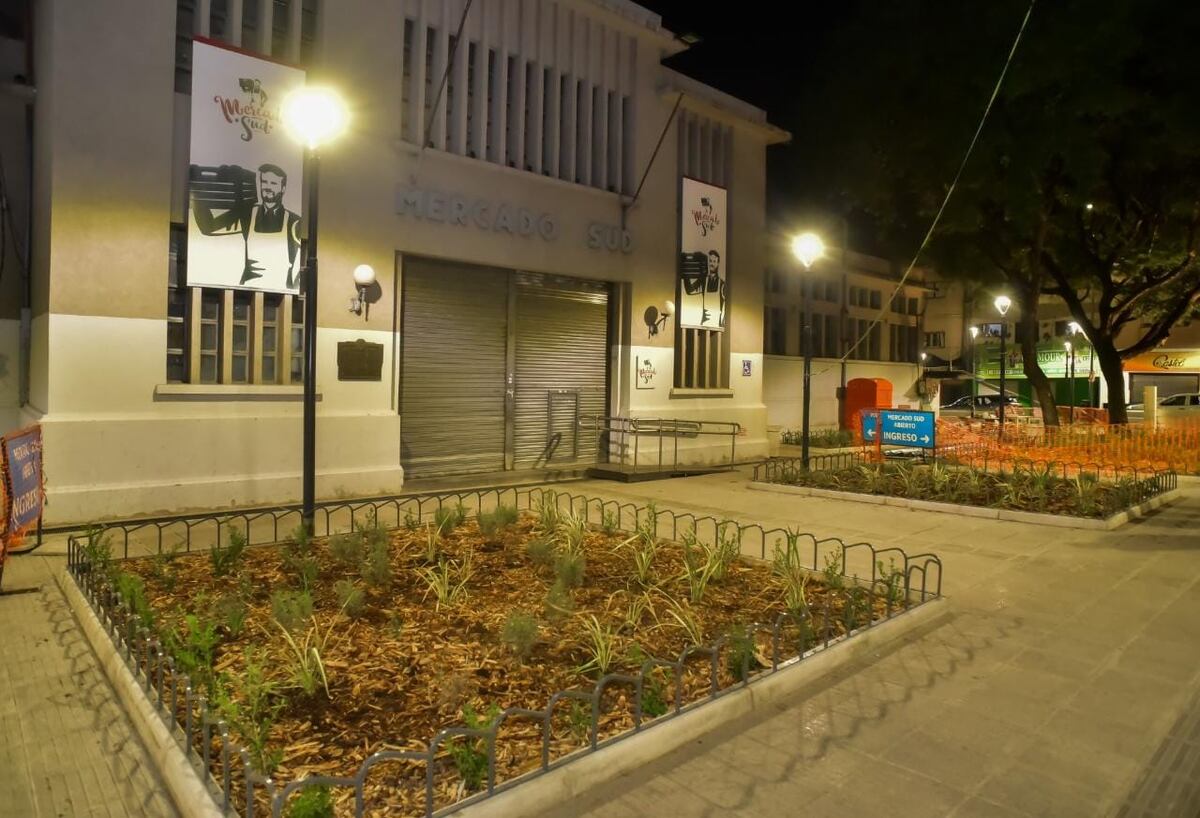 Así quedó la obra de puesta en valor del Mercado Sud (Municipalidad de Córdoba).