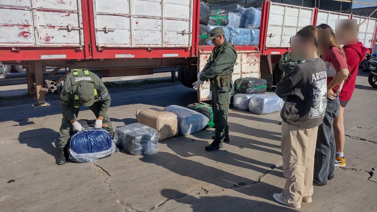 El cargamento. (Gendarmería)