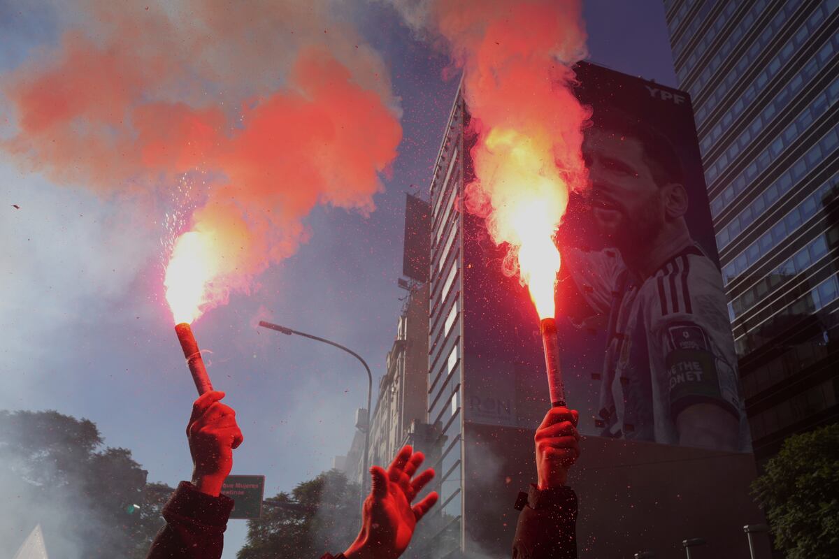 Las fotos de la marcha a favor de Cristina Kirchner. (AP)