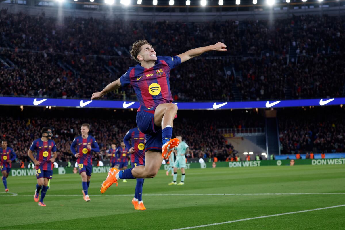 Barcelona volvió al Camp Nou con goleada 4-0 a Athletic Bilbao: fiesta, 45 mil hinchas y ovación a Messi. (AP).
