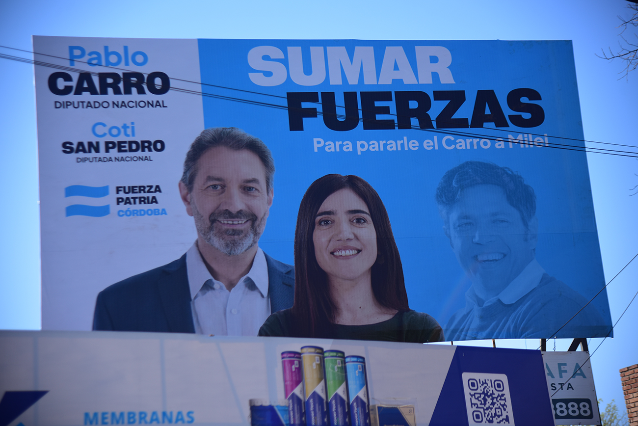 Cartel de Pablo Carro y Coti San Pedro en Monseñor p Cabrera
Foto: Pedro Castillo / La Voz