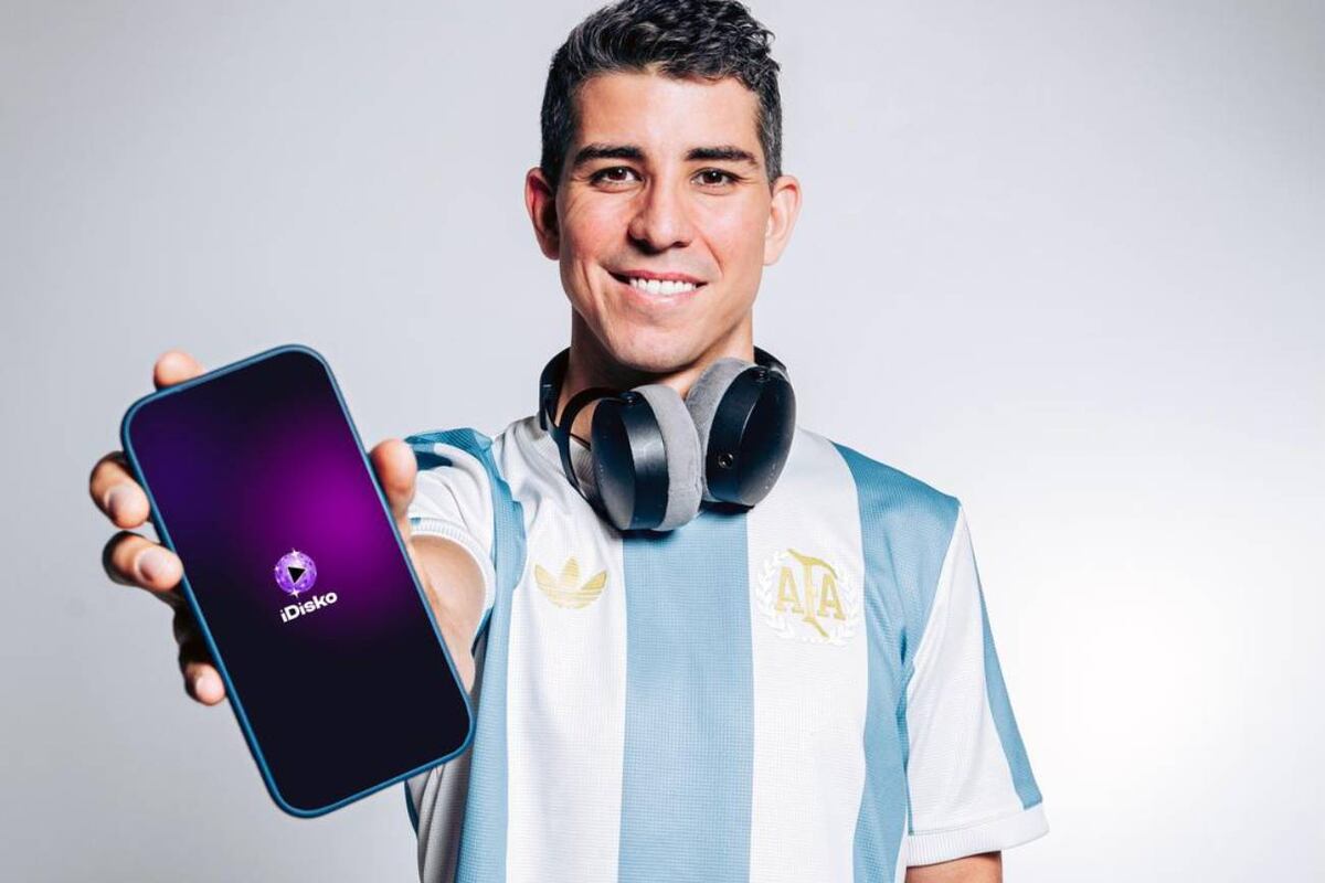 Diego "Chino" Simonet lanzó la app iDisko, una aplicación para conectar a las personas a través de la música. (Gentileza Diego Simonet)